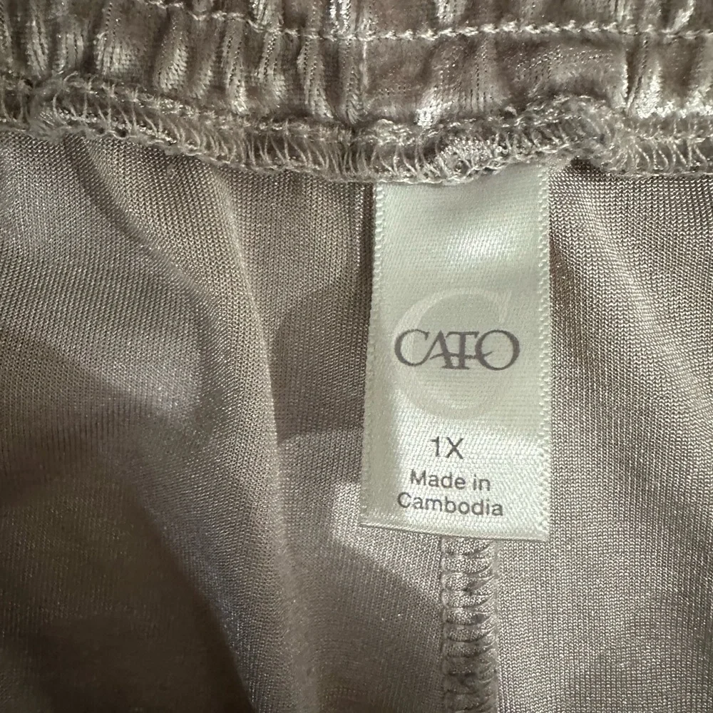 Cato Crushed Velour Pajama Pants
